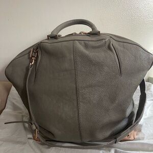 Alexander Wang Emile Pebbled Leather Tote with Rose Gold hardware